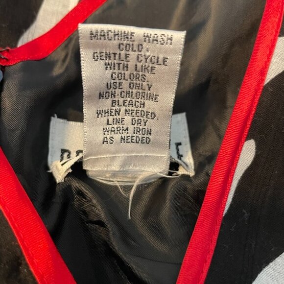 Vintage Robbie Bee Zebra Print Dress Size 12 - Picture 7 of 8